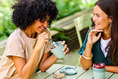 Müslibecher to go – Joghurt & Müsli Becher, 500ml + 200ml